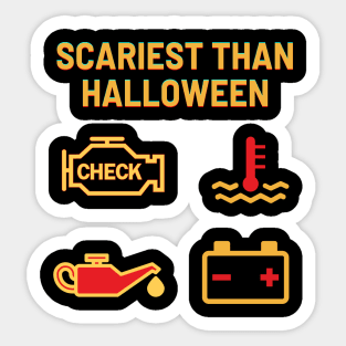 scariest than halloween Sticker